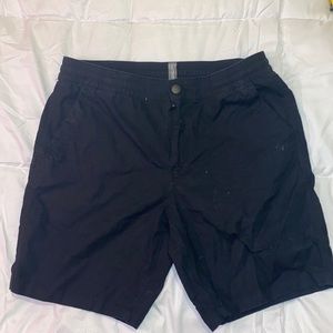 Black Volcom Adjustable cargo shorts